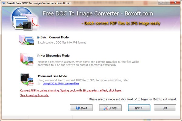Boxoft Free DOC to Image Converter官方版