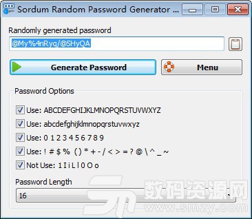 Sordum Random Password Generator绿色版