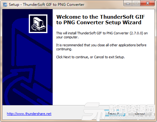 ThunderSoft GIF to PNG Converter安装
