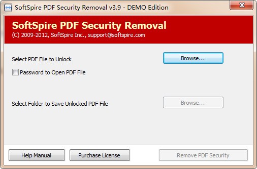 SoftSpire PDF Security Removal最新版