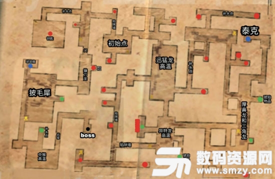 方舟生存进化地牢地图