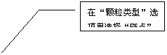 线形标注 3: 在“颗粒类型”选项里选择“斑点”。