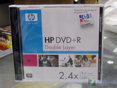 HP 2.4X DVD+R DL