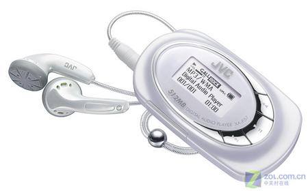 炫彩多色外壳 JVC推出新款MP3播放器