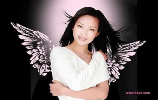Photoshop制作美丽漂亮的天使