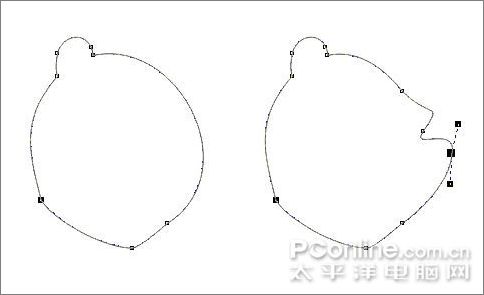 Coreldraw绘制可爱的小熊维尼教程