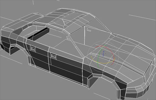 3DMAX16步打造汽车模型