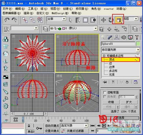 3DS MAX教程:毛发修改器制作逼真仙人球