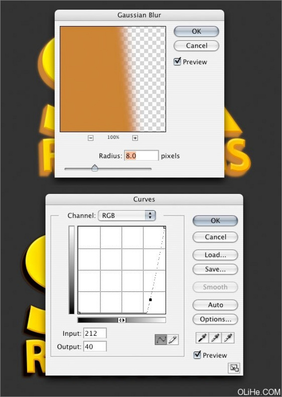 Photoshop教程：打造平滑简洁的三维文字