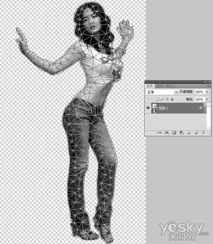 体会Photoshop CS5灵活自如的操控变形