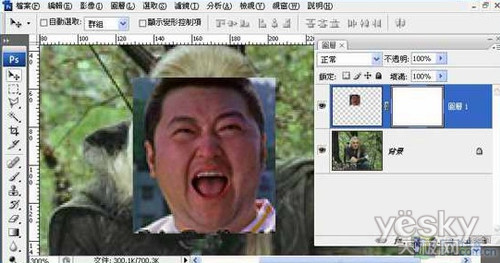Photoshop合成教程 愚人节恶搞人脸拼接