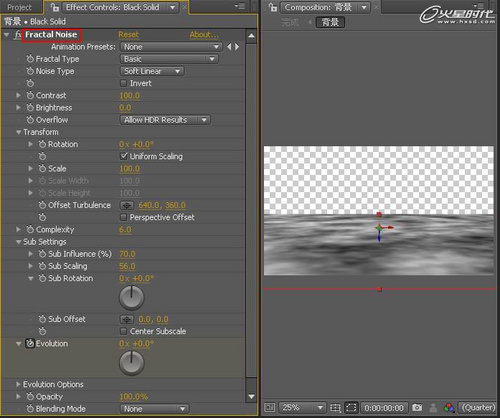 After Effects實例教程 製作絢麗動態文字效果