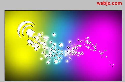 PS实例教程 制作漂亮彩色粒子效果PS实例教程 制作漂亮彩色粒子效果
