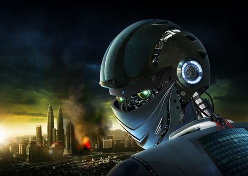 PS鼠绘教程 打造毁灭城市的超酷机器人