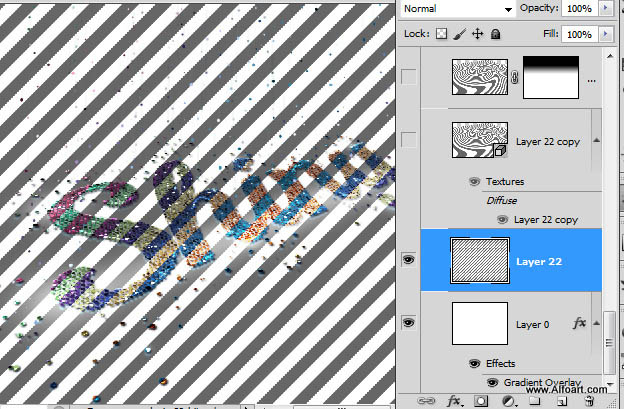 Photoshop文字制作教程 打造炫彩玻璃字效果 图50