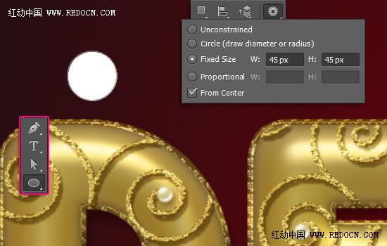 Photoshop文字特效教程 打造圣诞华丽的黄金立体字挂饰 图35