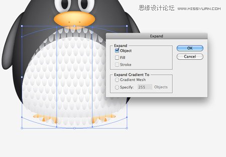 Adobe Illustrator教程 繪製一隻胖嘟嘟的可愛企鵝