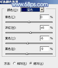 PS照片调色教程 利用通道替换调出淡蓝色外景美女图片