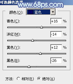 PS照片调色教程 利用通道替换调出淡蓝色外景美女图片