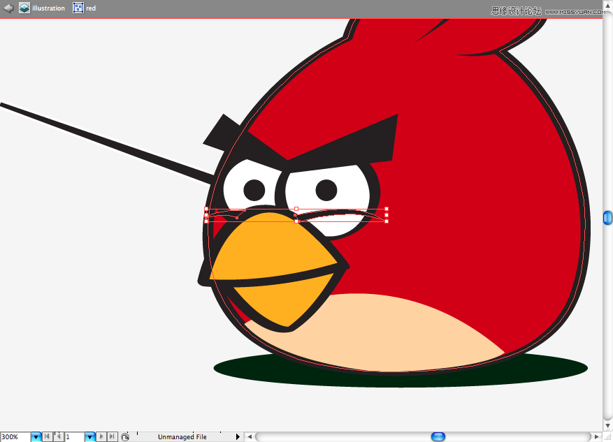 Illustrator教程 完美绘制愤怒的小鸟游戏场景图