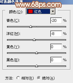 PS后期调色教程 打造绿橙色外景女孩照片