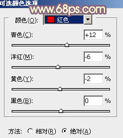 ps后期处理教程 调出漂亮的橙红色外景人物图片