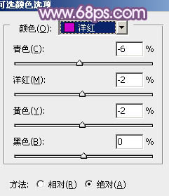 PS照片调色教程 打造甜美暗紫色外景美女图片