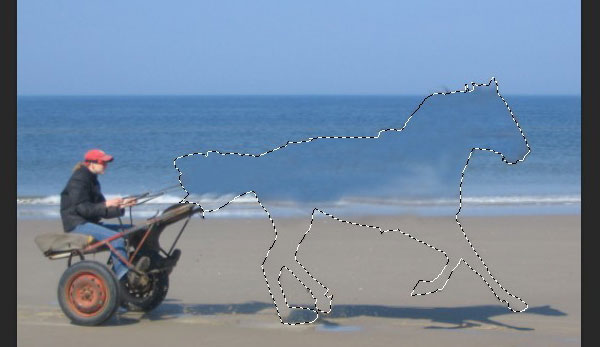 PS合成教程 打造海边水马拉车效果