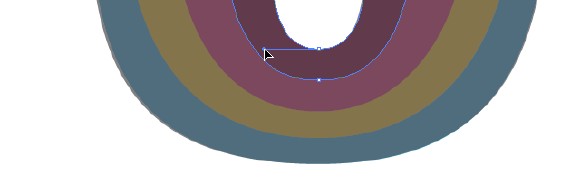 AI文字教程 制作漂亮的彩条文字效果