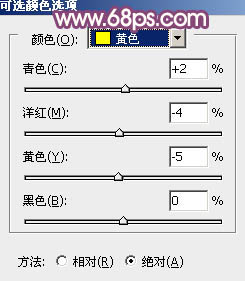 PS圖片處理教程 打造柔美淡黃色的戶外美女照片