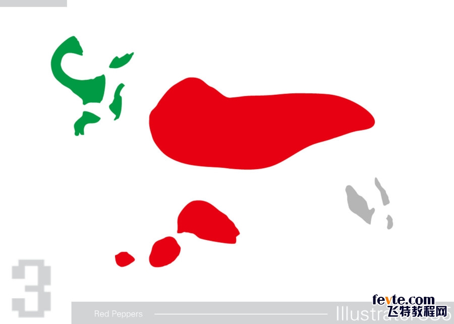 AI CS5实例教程 绘制一个漂亮的红色辣椒 图4