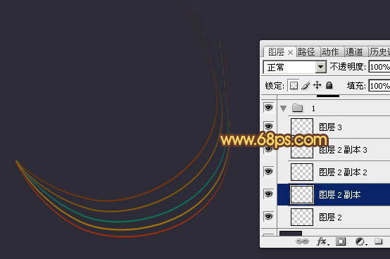 Photoshop实例教程 制作彩色丝线编织的立体图形 图6