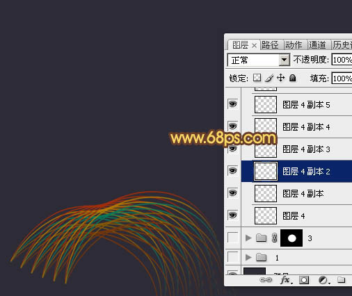 Photoshop实例教程 制作彩色丝线编织的立体图形 图9