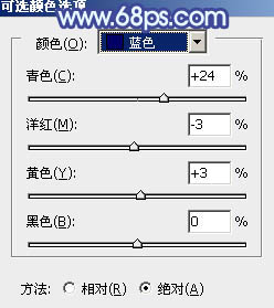 PS照片后期教程 打造冷色调青蓝色外景美女照片 图29