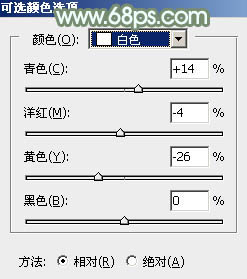 PS圖片後期處理教程 打造淡調青綠色草地美女圖片 圖14