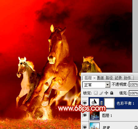 Photoshop实例教程 打造2014马年喜庆贺卡 图13