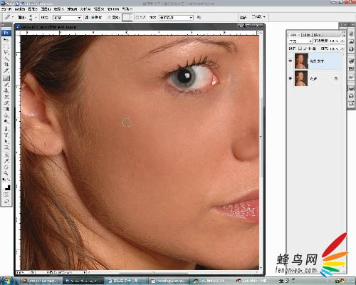 PS磨皮美化教程 打造皮肤细腻的室内模特图片 图9