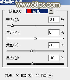 PS照片调色教程 打造中性黄绿色春季外景美女照片 图24