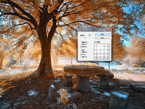 PS实例教程 快速为风景图片增加透射光效果 图3