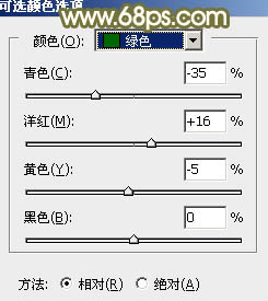 影楼后期教程 利用PS为外景美女照片添加中性黄绿色 图14