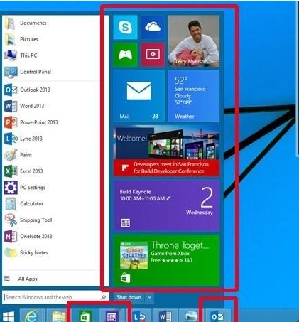 微软Windows9界面介绍截图3