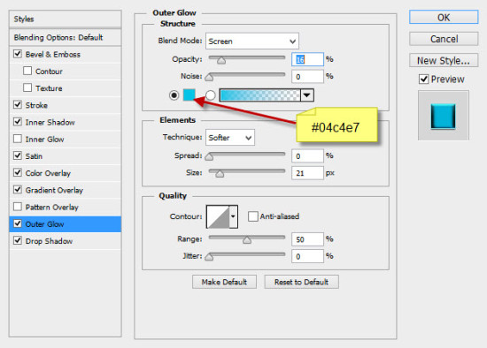 Photoshop文字特效教程 制作科技感十足的蓝色发光字 图17