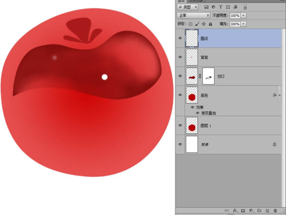 PS實例教程 打造晶瑩剔透的紅色玻璃櫻桃 圖8