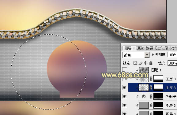 PS抠图教程 抠出圆形拱门并美化换背景 图23