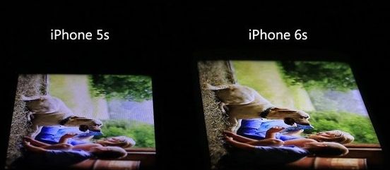 iPhone6s双域像素截图对比