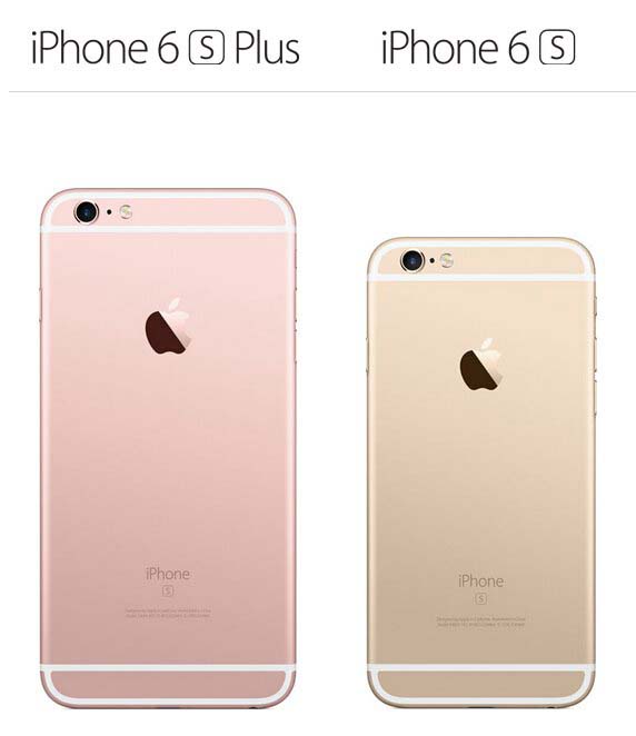 iPhone6s和iPhone6s Plus