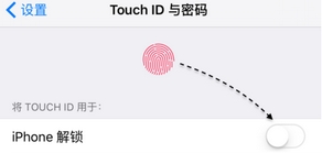 iphone6s怎么设置指纹解锁第三步