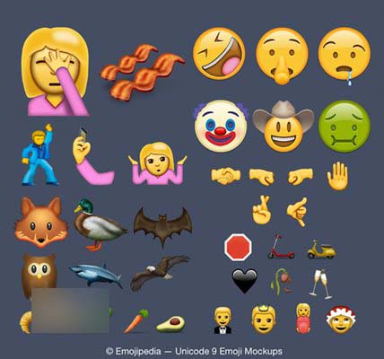 苹果iOS10新系统将新增emoji表情符号
