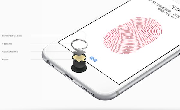苹果iPhone6s的指纹识别速度