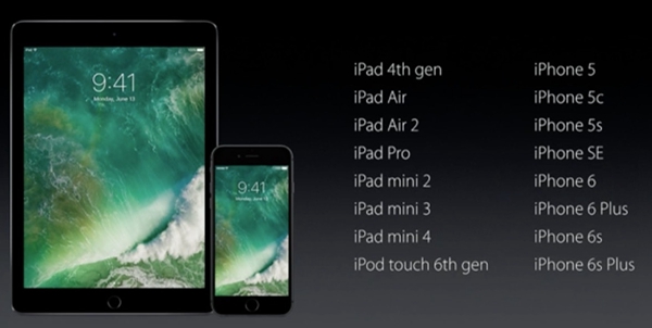 你的苹果设备能升级iOS10么？苹果iOS10兼容设备列表公布